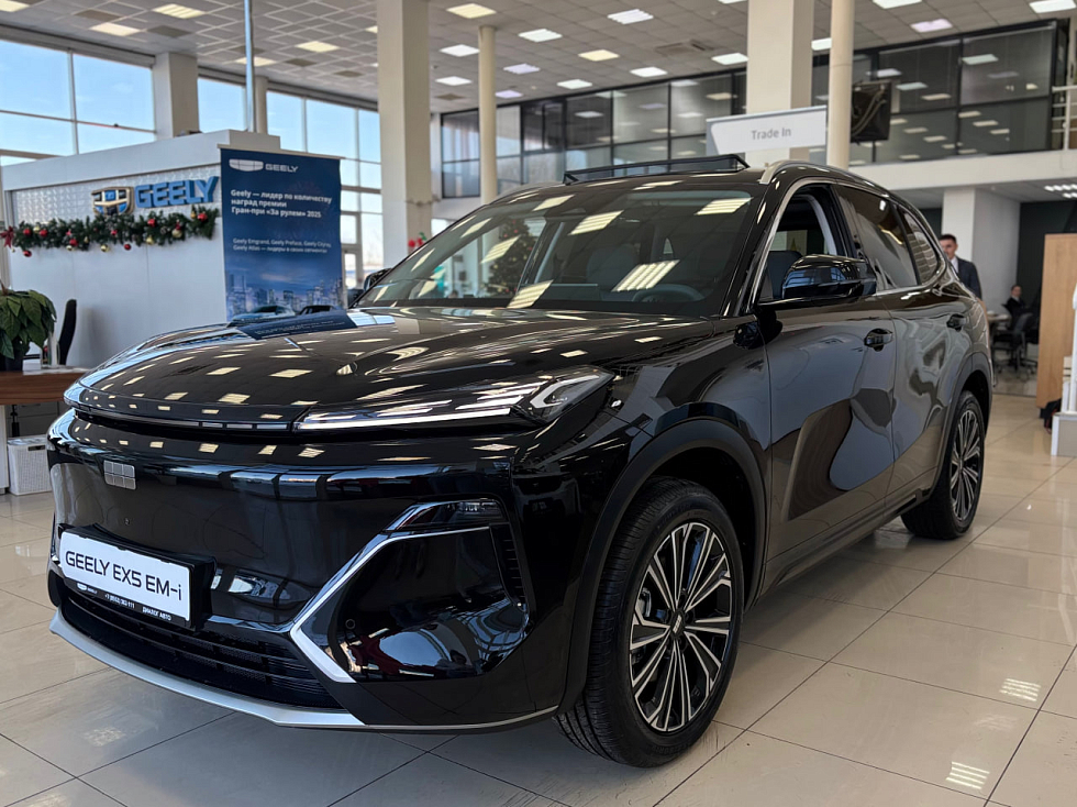 Geely EX5 EM-i Макс, черный
