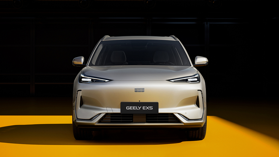 Geely EX5 Max, серебряный