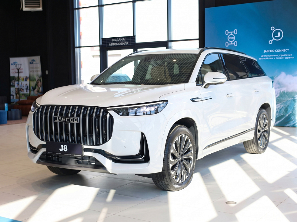 Jaecoo J8 Престиж, белый