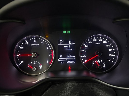 Kia Rio Luxe RED Line, 2018 года, пробег 130829 км