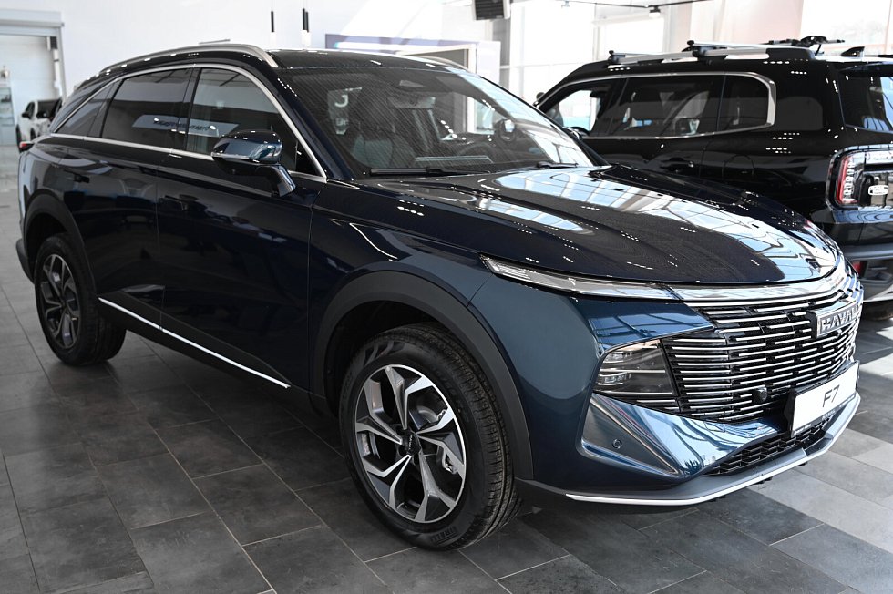 Haval F7 Оптимум (2026), голубой
