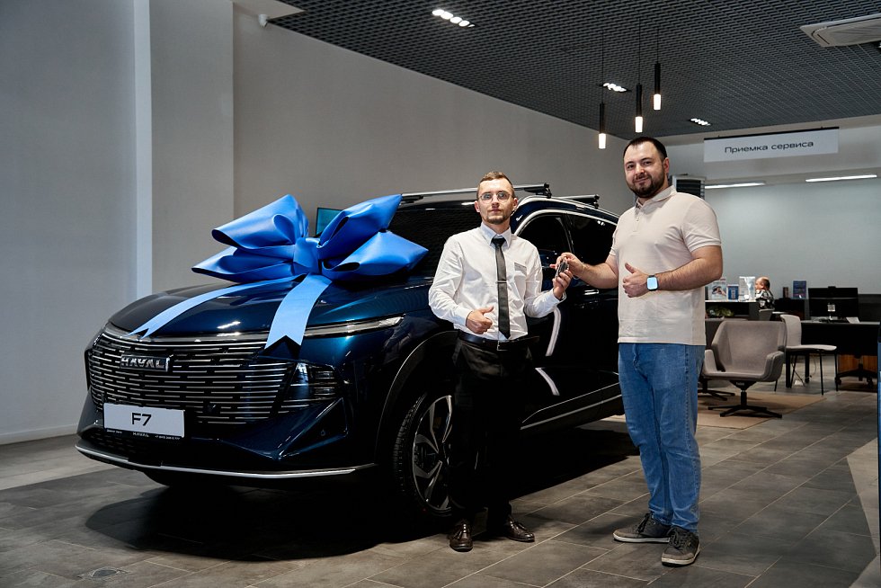 Haval F7 Оптимум (2026), голубой